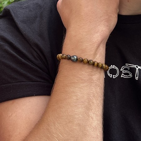 perle tahiti bracelet homme perle de culture prix - oeil de tigre bracelet bijoux tahitiens