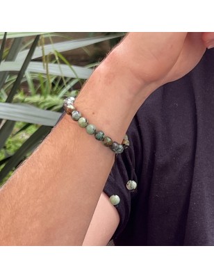 pearl masculin bracelet in turquoise with tahitian pearl price cultured pearls - tahitian jewerly for men - tahiti jewerly