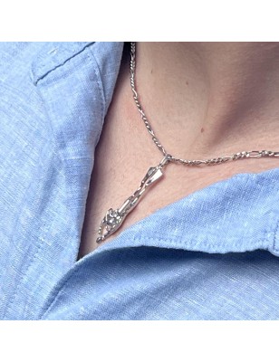 Moana Iti - Ciondolo Diver - Argento placcato rodio