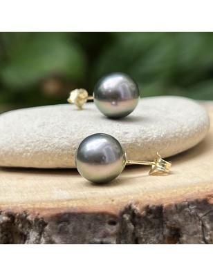 Orecchini con perle di Tahiti