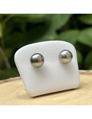 Pendientes con perla de Tahití