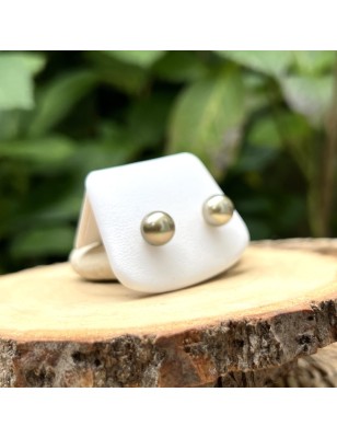 Tahiti pearl ear studs - gold earrings with cultured Tahitian pearls price