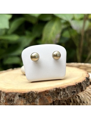 Tahiti pearl ear studs - gold earrings with cultured Tahitian pearls price