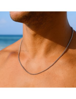 chaine de cou homme en argent - chaine solide pour homme