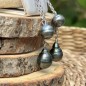 Four Ringed Tahitian Pearls in Dangling Earrings