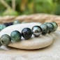 Turquoises and Tahitian Pearl Bracelet - 8.33mm