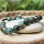 Turquoises and Tahitian Pearl Bracelet - 8.33mm