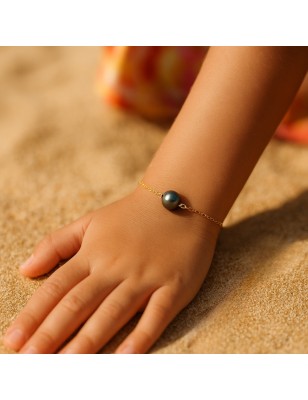 Bracciale con perla di Tahiti
