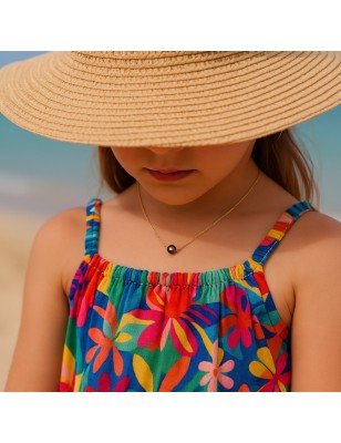 Tahiti pearl children's gold necklace with a small pearl from Tahiti price - bat mitzva gift - tahitian jewerly - tahiti jewerly