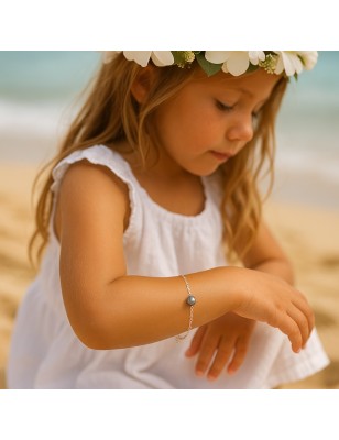 tahiti pearl newborn bracelet - tahitian children's bracelet price - tahitian jewerly - tahitian jewerly stores