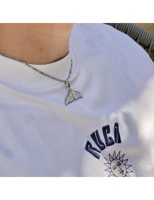 mother of pearl whale men's pendant price