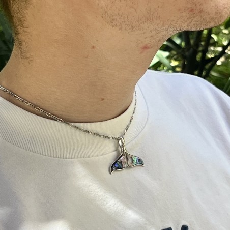 Tohora - Pendentif - Nacre d'Ormeau - Queue de Baleine