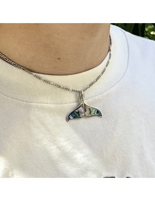 pendentif homme queue de baleine nacre d'ormeau prix