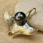 Manavā Nui - Perle Noire - Or Jaune 18 Carats