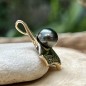 Manavā Nui - Perle Noire - Or Jaune 18 Carats