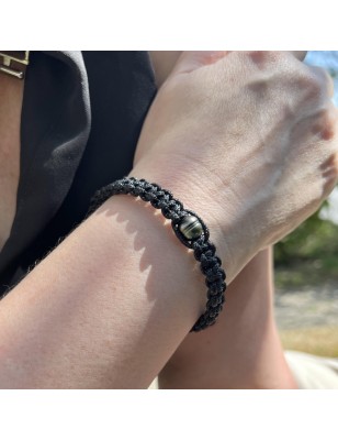 bracelet homme perle de culture de tahiti paon prix