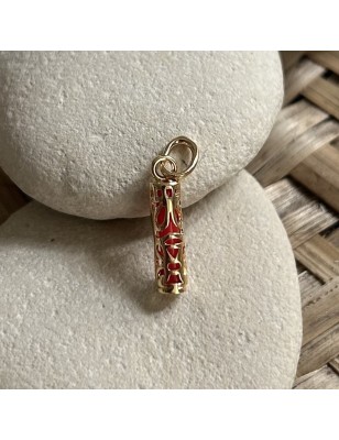 price shop tiki pendant gold plated resin