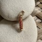 Balance - Tiki Pendant - Gold Plated - Coral Resin