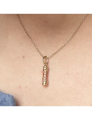 price shop tiki pendant gold plated resin