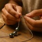 Restringing of a Cultured Pearl Bracelet