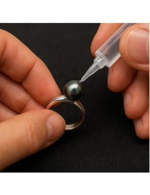 Gluing a Pearl Onto a Peg (mount provided)