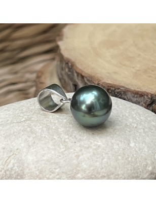 Tahiti pearl women's pendant with cultured pearl from Tahiti price - tahitian pendant