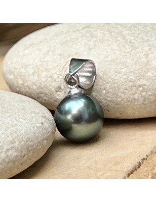 perle Tahiti en pendentif femme avec une perle de culture de Tahiti prix - pendentif tahitien