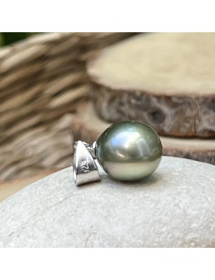 perle Tahiti en pendentif femme avec une perle de culture de Tahiti prix - pendentif tahitien