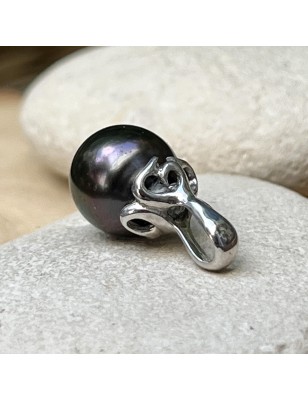 Tahiti pearl women's pendant with cultured pearl from Tahiti price - tahitian pendant