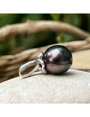 Tahiti pearl women's pendant with cultured pearl from Tahiti price - tahitian pendant