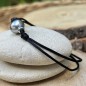 Perle de Tahiti - Gris Bleu - 9.70mm - Bracelet Satin