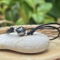 Heiata - Tahitian Black Pearl  - 8.95mm - Satin Bracelet