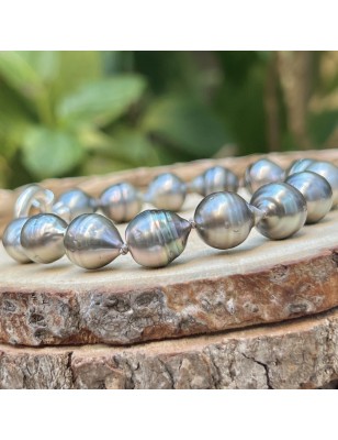 ringed cultured pearls from Tahiti bracelet price - tahitian bracelet with authentic pearls