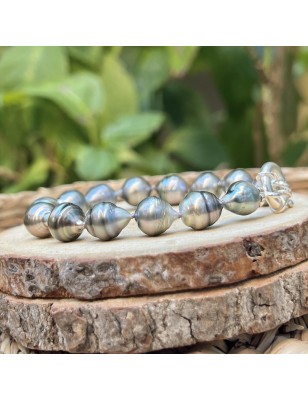 ringed cultured pearls from Tahiti bracelet price - tahitian bracelet with authentic pearls