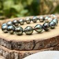 Rauhiva - Pulsera de 16 perlas de Tahití en círculo