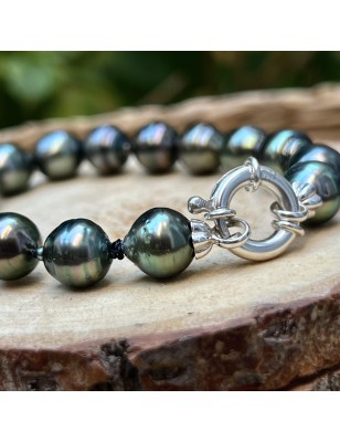 ringed cultured pearls from Tahiti bracelet price - tahitian bracelet with authentic pearls