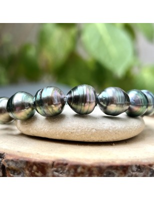 quel est le prix d'un bracelet homme qu'avec des perles de Tahiti ? bijoux tahitiens