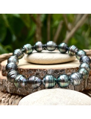 quel est le prix d'un bracelet homme qu'avec des perles de Tahiti ? bijoux tahitiens