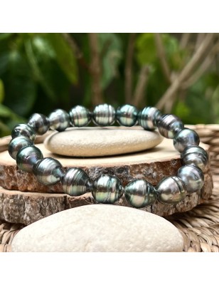 quel est le prix d'un bracelet homme qu'avec des perles de Tahiti ? bijoux tahitiens