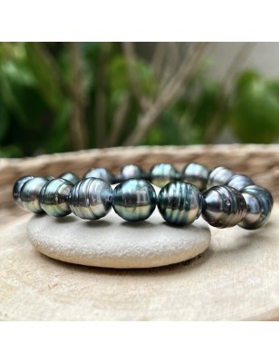 which price for a men's bracelet with only Tahitian pearls ?