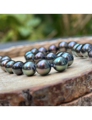 Taurumi - 45 Perles de Tahiti - Peacock