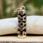 Tiki Equilibrium – 9K Yellow Gold & Black Onyx