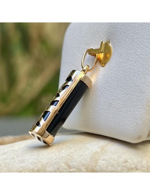 tiki en or pendentif homme mana protection - tiki tahitien