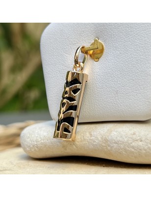 tiki en or pendentif homme mana protection - tiki tahitien