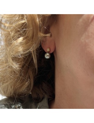 Ohrstecker mit Zuchtperlen