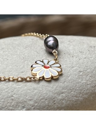 perle Tahiti bracelet or enfant avec une perle prix