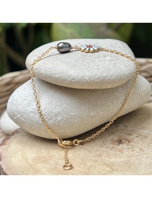 perle Tahiti bracelet or enfant avec une perle prix