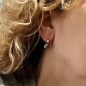 Evana - Boucles d'Oreilles Perles Noires - 10.36mm