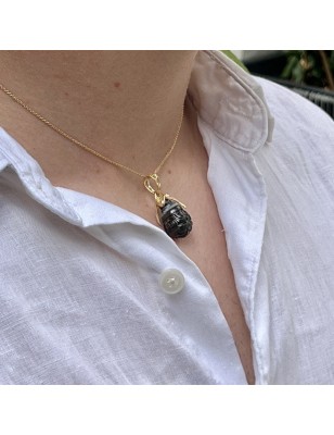 comment écrire Maori? pendentif or homme perle de Tahiti gravée prix