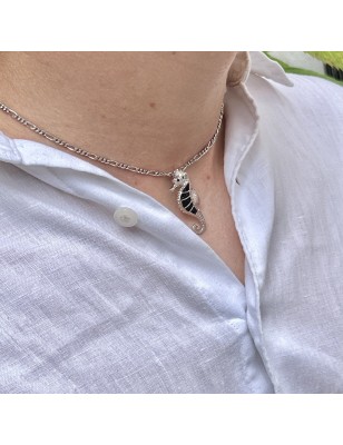 hippocampe pendentif homme thème mer prix - cheval de mer en pendentif